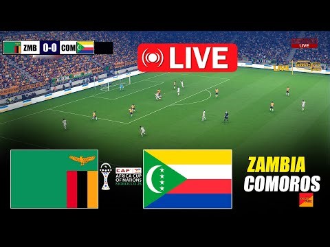 🔴LIVE : Zambia vs Comoros | eFootball PES 21 SImulation Gameplay PC