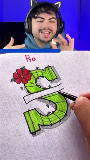 Como desenhar a letra S! ✍️