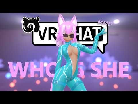 VRChat - WHO IS SHE | MMD | Latex | Kemono Friends Gray Wolf | 4K