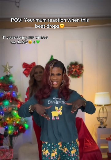 Mom's Fun Reaction to the Christmas Beat Drop