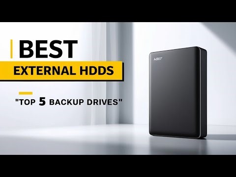 Top 5 Best External HDDs for Backup in 2026 🔥 Fast & Reliable Storage