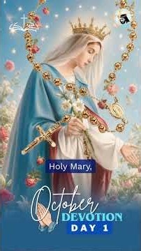 OCTOBER DEVOTION ROSARY & NEW MONTH BLESSING 🙏 | Day 1 of Our October Prayer Journey
