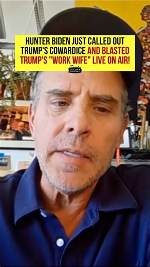 HUNTER BIDEN JUST CALLED OUT TRUMP'S COWARDICE AND BLASTED TRUMP'S "WORK WIFE" LIVE ON AIR! 🔥
