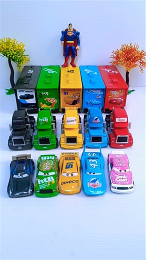 Very Satisfying & Matching Cars, Jackson Storm, Chick Hicks, Mack Truck, Disney pixar Cars #cars