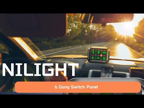 🔧Nilight 6 Gang Switch Panel Installation & Setup Guide