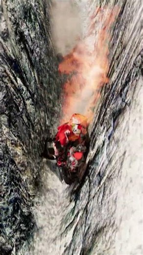 Sports Car Destroys Speed Bumps Into Lava 🔥 #64 #LavaPit #Shorts