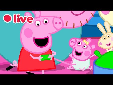🔴 Peppa Wutz LIVE! BABY EVIE Episoden 🍼 Die Besten Momente von Evie 🥹 Cartoons für Kinder