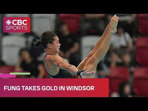 Ontario's Katelyn Fung captures gold in 10m at Canada Cup of Diving | #CBCSports