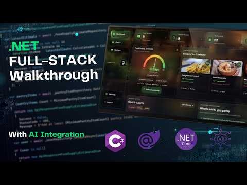 SmartPantry | .NET Full-Stack Project Walkthrough (ASP.NET Core, Blazor & AI)
