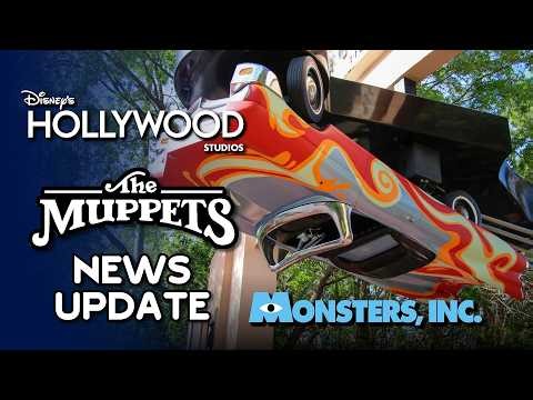 Muppets Rock 'n' Roller Coaster & Monsters Inc Land Update — Hollywood Studios Construction
