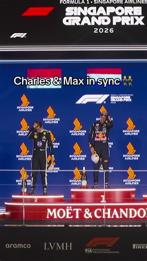 lestappen sharing lebraincell on lepodium 👯 #f1 #f1drivers #singaporegp #charlesleclerc #maxverstappen