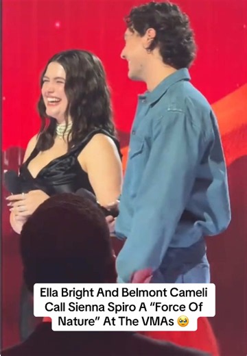 Ella Bright and Belmont Cameli call Sienna Spiro a “Force Of Nature” at the VMAs