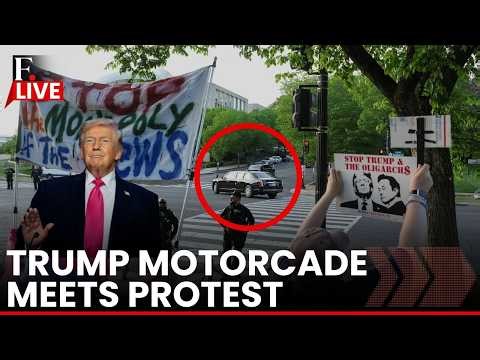 LIVE: Protesters Rally Against Paramount-Warner Bros Merger as Trump Passes By | N18G