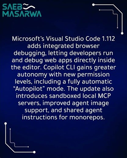 VS Code 1.112 released with built-in browser debugging