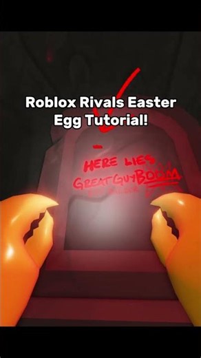 New Easter Egg In Rivals! #roblox #rivals #shorts