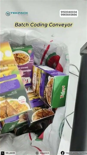 Batch Coding Solution | Online Thermal Inkjet Printer | Manual Conveyor #tijprinter #inkjetprinter