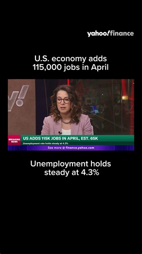 U.S. economy adds 115,000 jobs in April