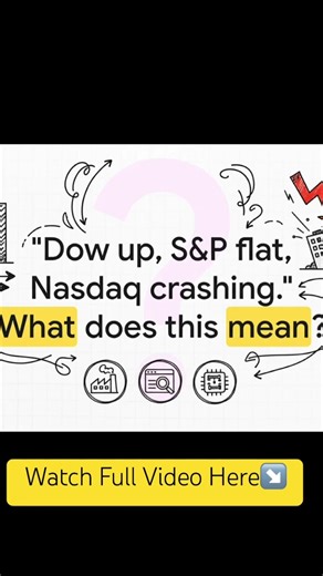 Dow Jones vs S&P 500 vs Nasdaq Explained for Beginners #sp500 #nasdaq #stockmarketindex