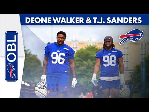 Deone Walker & T.J. Sanders Ready To Break Out In Year Two | Buffalo Bills