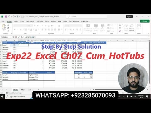 Exp22 Excel Chapter 7 Cumulative Assessment HotTubs | Data Analysis | Ultimate Hot Tubs