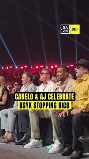 Canelo showed up to support Usyk! This week, Usyk's returning the favour 🙌🔥