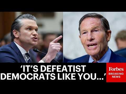 BREAKING NEWS: Pete Hegseth And Richard Blumenthal Have Shocking Public Clash Over The War In Iran