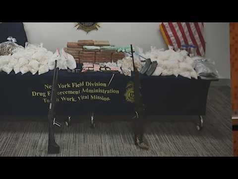 Millions of dollars worth of drugs seized in largest drug bust in New Jersey history