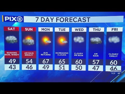 Rain to drench New York and New Jersey through weekend