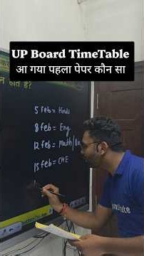 UP Board Time Table जारी| Class 12th Exam Date UP Board 2027 | 12th Date Sheet| UPMSP 12th Exam Date