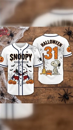 Kickrooz.com | Snoopy Halloween Baseball Jersey