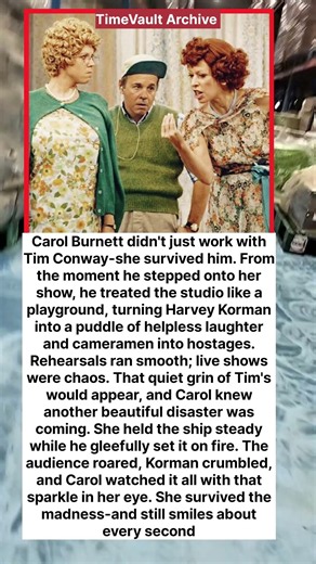 Tim Conway Broke Harvey Korman on Live TV, and Carol Burnett Just Smiled 😂
