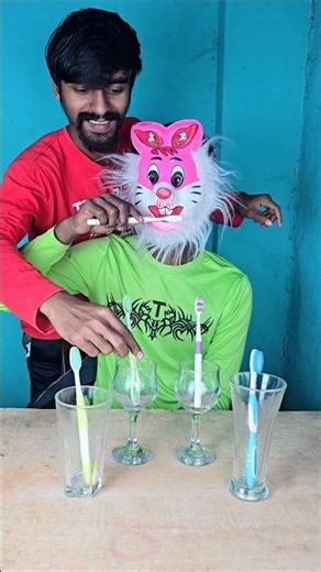 Little Brother’s Smart Trick to Steal the Brush! 🤯😆🪥😱