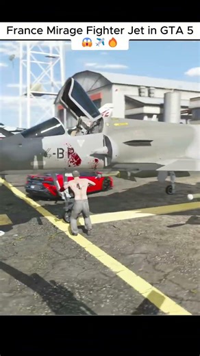 France Mirage Fighter Jet in GTA 5 ✈️🔥
