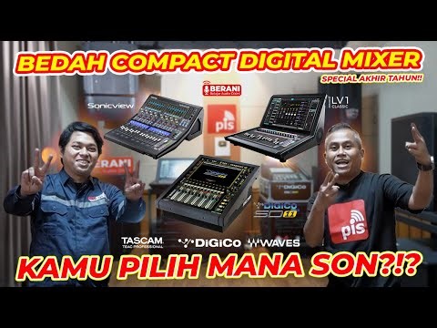 KUPAS TUNTAS 3 MIXER COMPACT BEST IN THE WORLD ‼️SPECIAL AKHIR TAHUN-DIGICO-TASCAM-LV1 CLASSIC