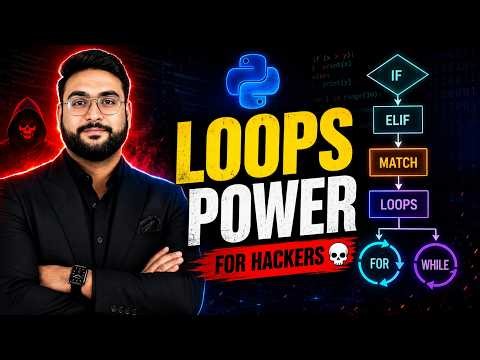 Hackers Think in Loops 💀 Python If-Else, Match & Loops Explained (Class 5)