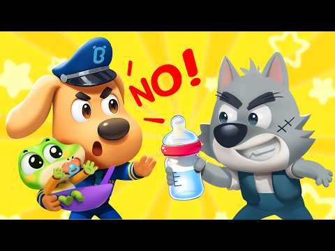 🔴LIVE | Police Take Care of Baby | Safety Rules for Preschoolers | Sheriff Labrador