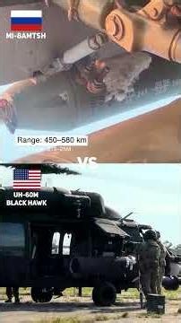 Mi-8AMTSh vs UH-60M Black Hawk 🚁 Which Military Helicopter Would You Trust to Save Your Life? #usa