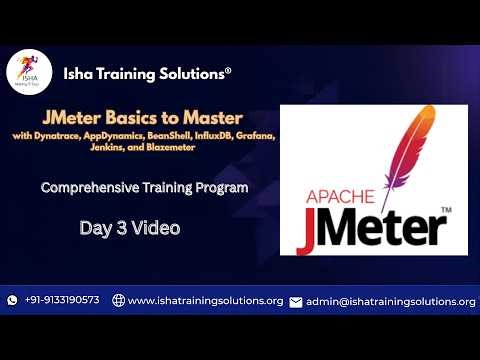 JMeter Basics to Master Day3 video on 23rd March 2026. Call/WhatsApp us on +91-9133190573 to enroll.