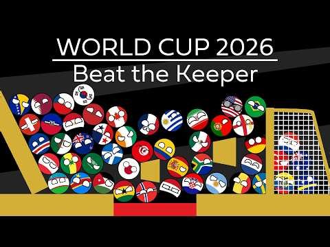 Countryballs Marble Race Beat the Keeper | FIFA World Cup 2026