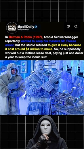 In Batman&Robin (1997), Arnold Wants Mr.Freeze Armor