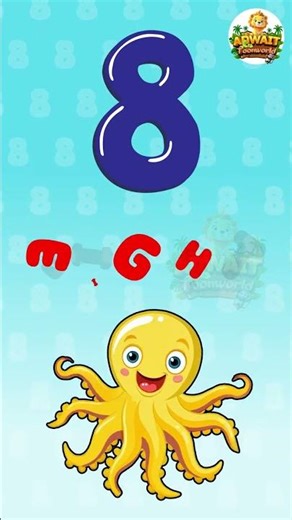 Learning Number 8 | Count to Eight | Fun Numbers for Kids