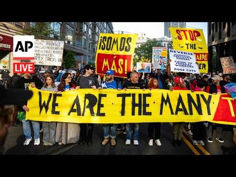 LIVE: Zohran Mamdani speaks at May Day parade in New York