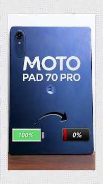 Moto Pad 70 Pro Battery Drain Test! Extreme Test💪🏾