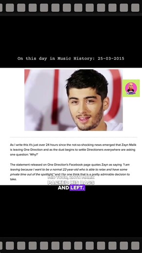 The Day Zayn Malik Left One Direction Mid-Tour (And They Never Came Back #onedirection