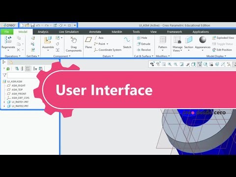 Interfaz de Creo explicada (User Interface) | Tutorial en Español