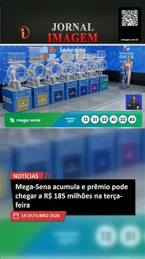 Mega-Sena rolls over and jackpot could reach R$ 185 million on Tuesday