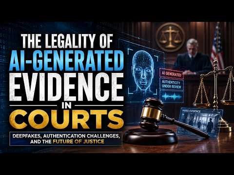 The Legality of AI-Generated Evidence in Courts