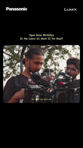 A quick review that says it all. The Lumix S1II shoots Open Gate at 50 and 60 FPS, putting it close to high-end production cameras. Anamorphic shooters love it and it works perfectly as a B camera on serious sets. #LumixIndia #MotionPicturePerfect #LumixS1II #S1II #LumixSSeries #LUMIX | Panasonic 4K Imaging Club