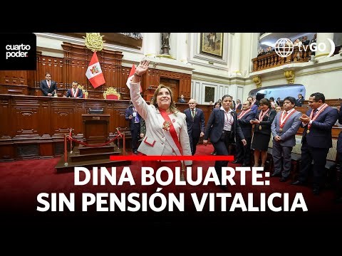 Congreso rechaza pensión vitalicia a Dina Boluarte | Cuarto Poder | Perú