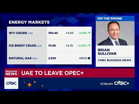 United Arab Emirates leaving OPEC, effective May 1